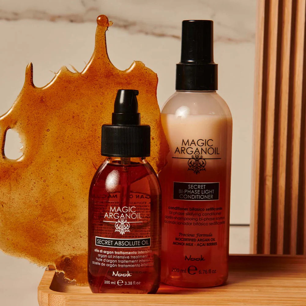 Nook Magic Arganoil SECRET dvifazis nenuskalaujamas kondicionierius 200ml